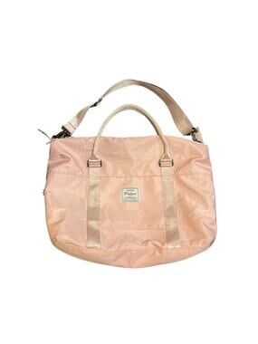 Floless Workshop Pink Nylon Duffel Travel Bag Weekender Carry On Gym Sports